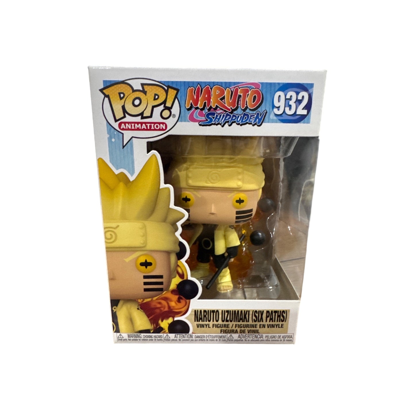 Funko Pop Naruto Shippuden Naruto Uzumaki Six Paths Vinyl Figure #932 Collectible