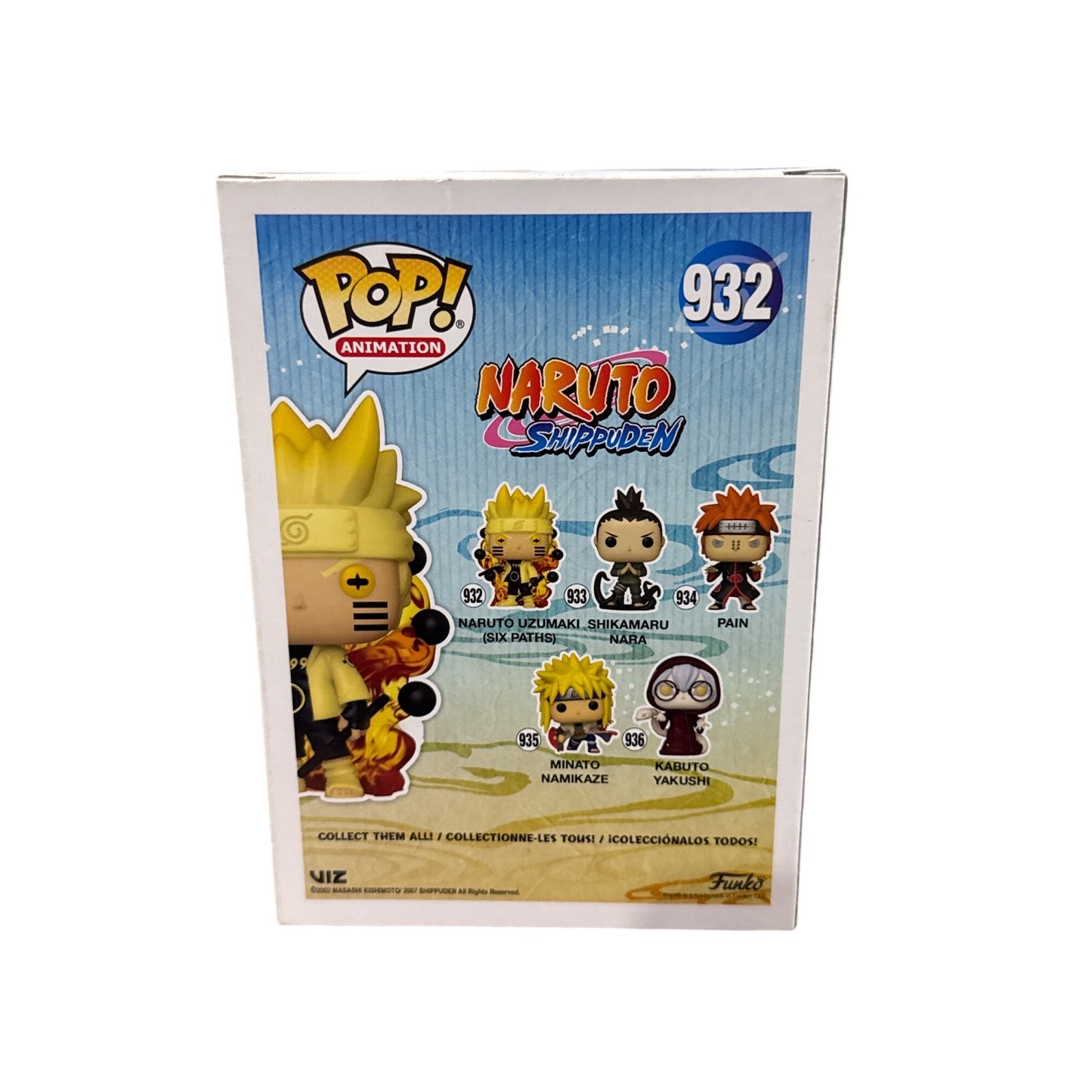 Funko Pop Naruto Shippuden Naruto Uzumaki Six Paths Vinyl Figure #932 Collectible
