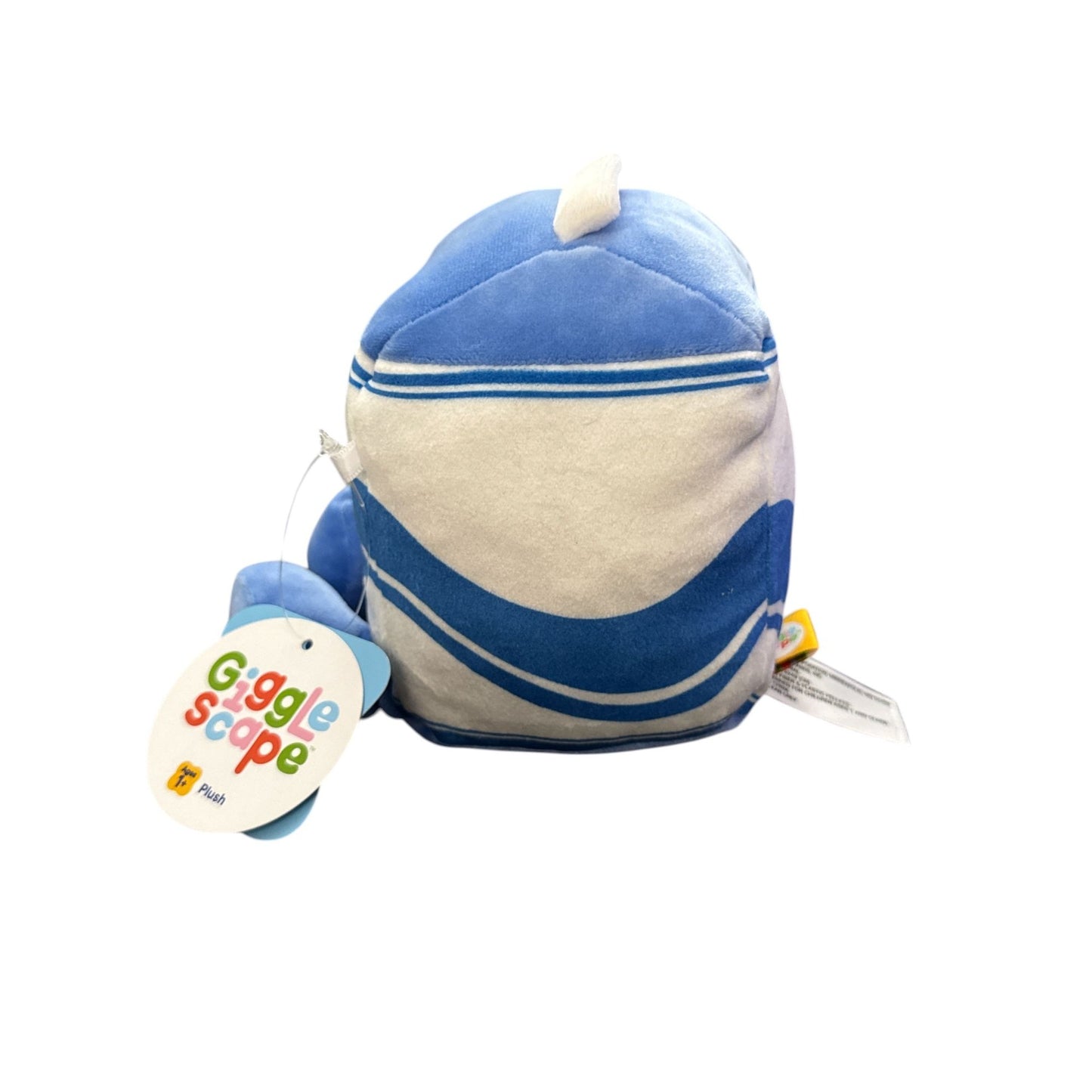 Milk Carton Plush Toy By Giggle Scape - Cute Blue & White Design