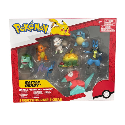 Pokemon Battle Figure Multi-Pack With 8 Collectible Figures Including Pikachu Charmander & Squirtle