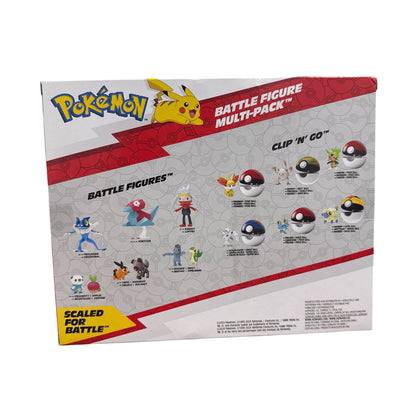 Pokemon Battle Figure Multi-Pack With 8 Collectible Figures Including Pikachu Charmander & Squirtle