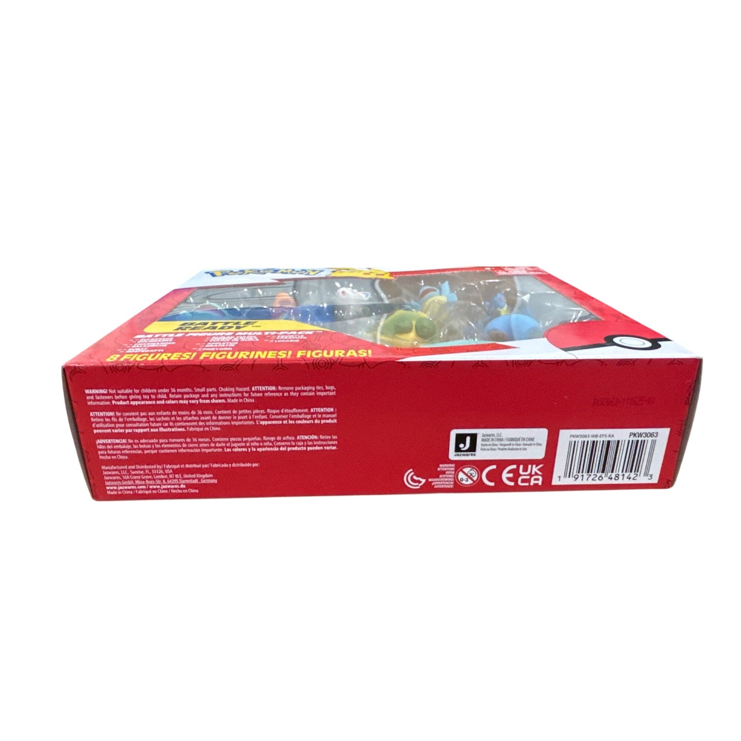 Pokemon Battle Figure Multi-Pack With 8 Collectible Figures Including Pikachu Charmander & Squirtle