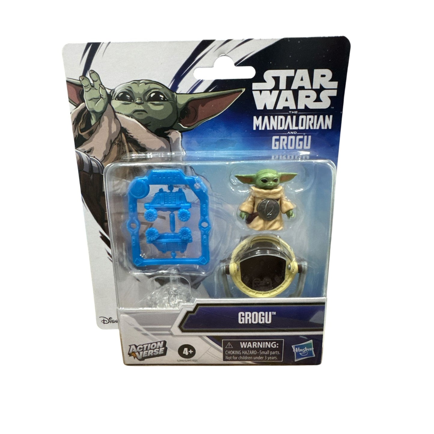 Star Wars The Mandalorian Grogu Action Figure Set By Hasbro 4+