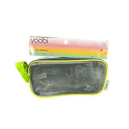 Set of 6 School Supplies: Yoobi Pencil Pouch, Fiskars Scissors, Ruler, &  2-Pocket Folders For Kids & Students