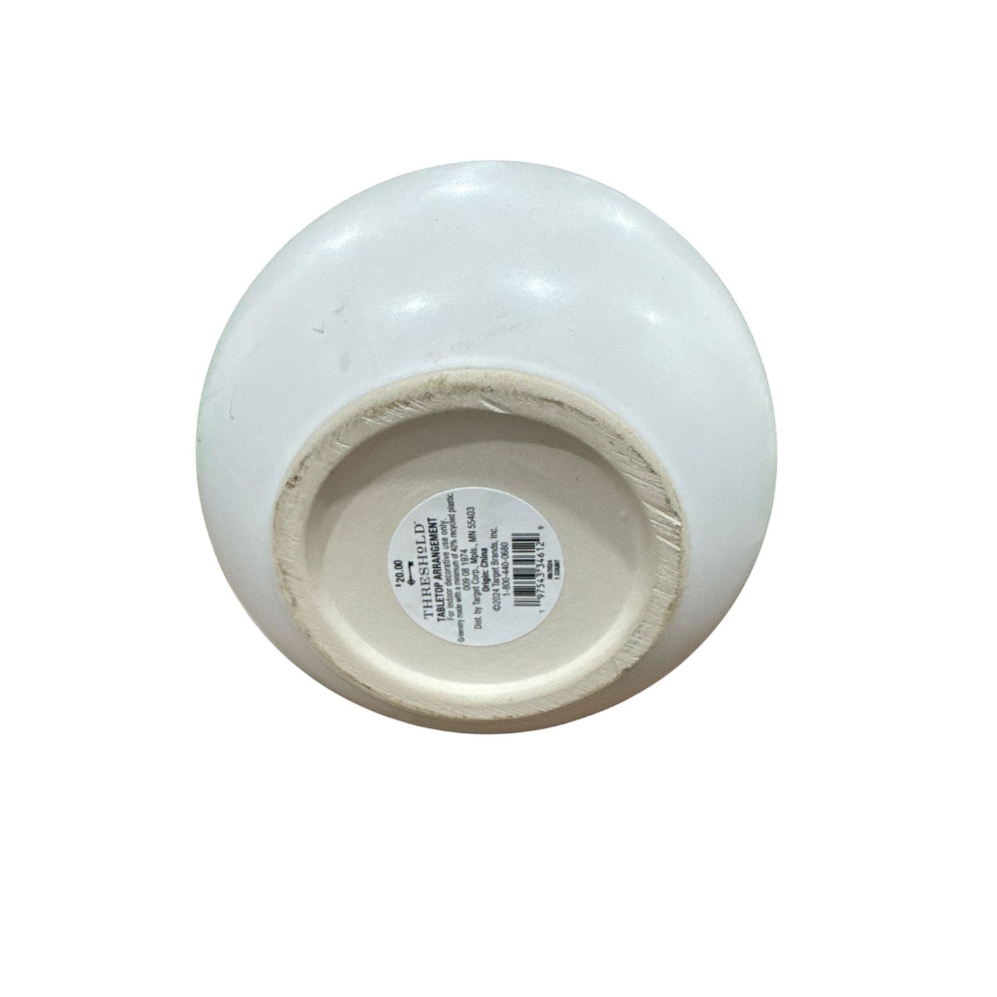 Artificial Monstera Leaf Plant In White Ceramic Pot By Threshold