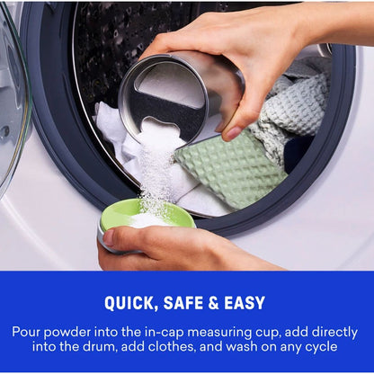 Blueland Oxi Laundry Booster Clear Skies Scent 2-Pack 25 Loads Each Powerful Clean Plastic-Free