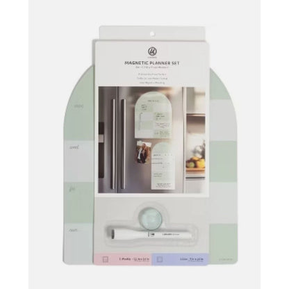Magnetic Planner Set U Brands Dry Erase To-Do & Weekly Format Includes Marker & Magnet Easy Mounting 11"x14" & 7"x14"