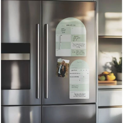 Magnetic Planner Set U Brands Dry Erase To-Do & Weekly Format Includes Marker & Magnet Easy Mounting 11"x14" & 7"x14"