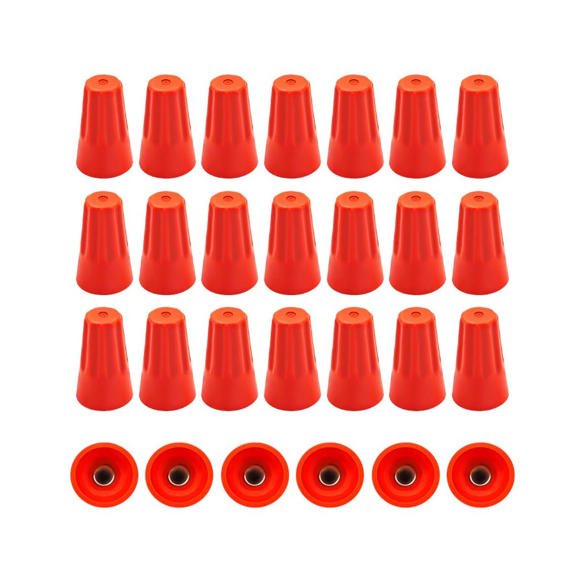 Electrical Wire Cap Connectors，150 PCS P3 Spring Insert Twist Caps Connection Electrical Wire Connectors Nuts Screw Terminals