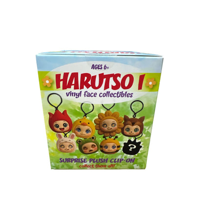 Harutso I Vinyl Face Collectibles Surprise Plush Clip-On Ages 6+ Mystery Box