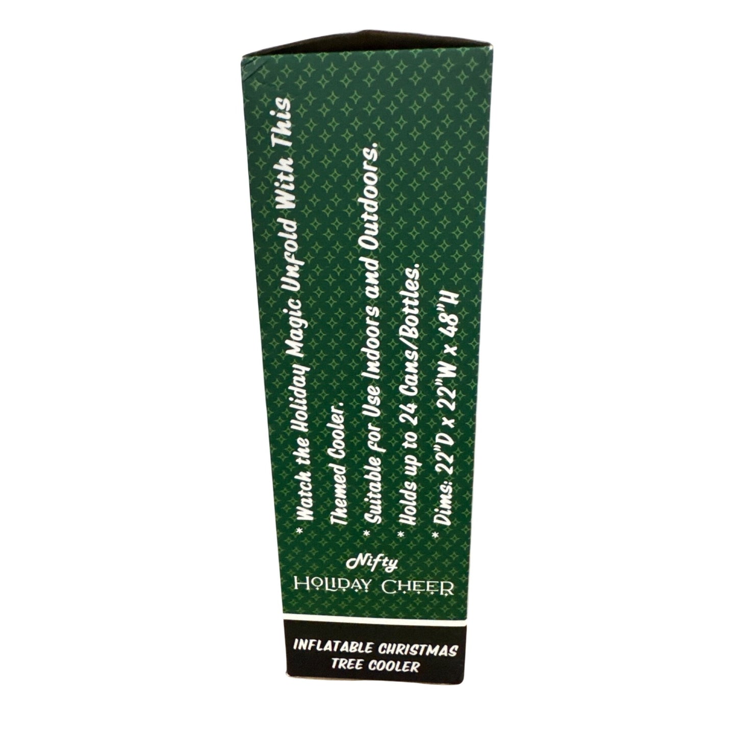 Inflatable Christmas Tree Cooler For Holiday Drinks Indoor & Outdoor Use