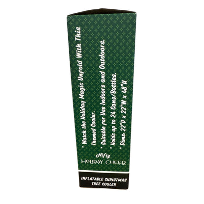 Inflatable Christmas Tree Cooler For Holiday Drinks Indoor & Outdoor Use