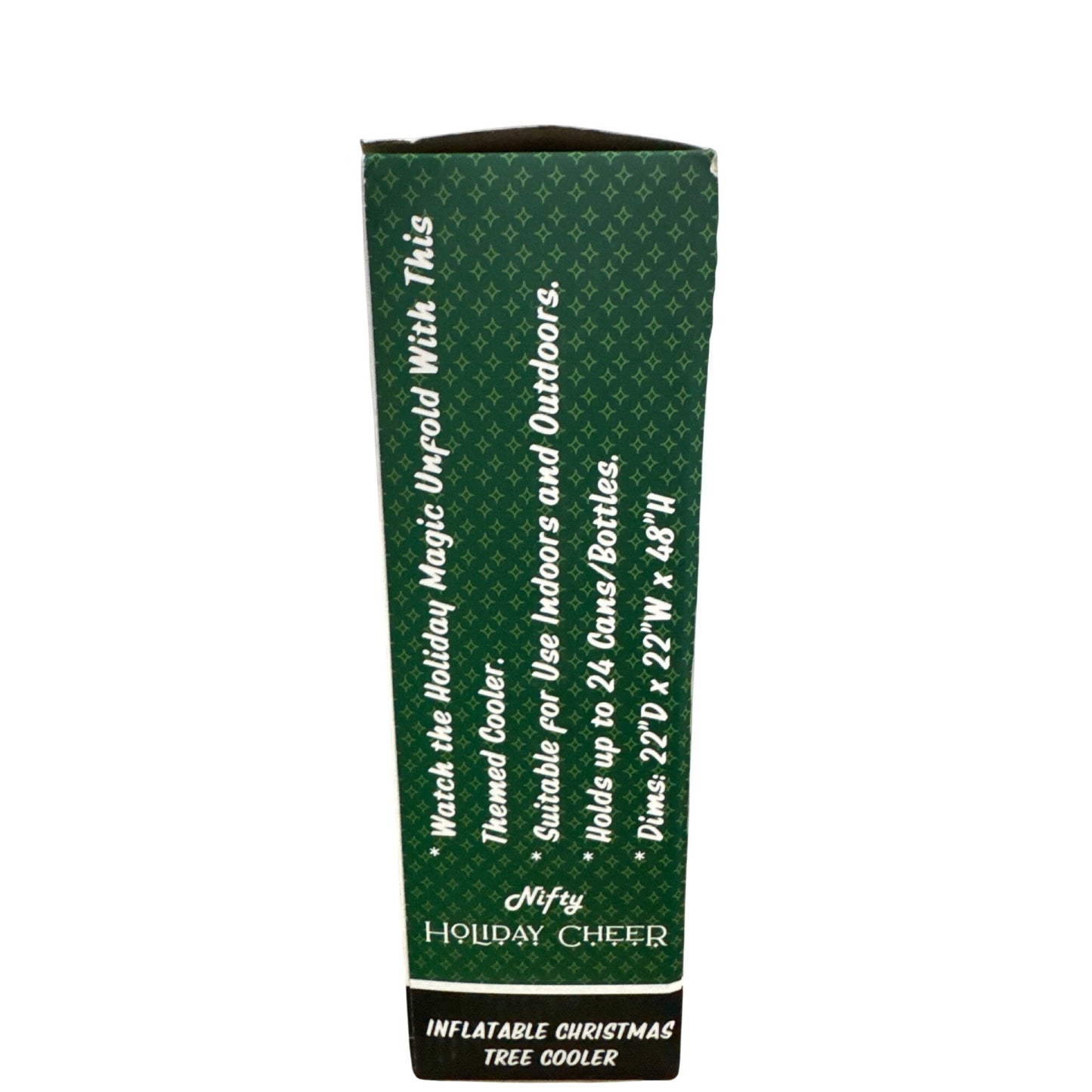 Inflatable Christmas Tree Cooler For Holiday Drinks Indoor & Outdoor Use