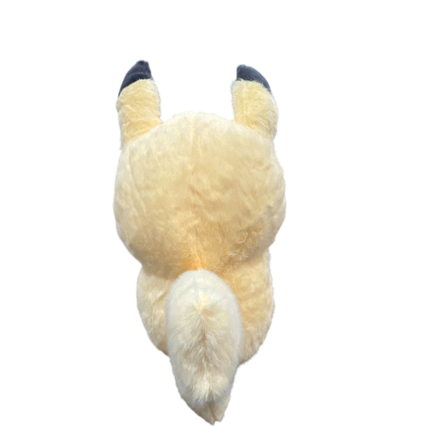 Cute Goofy Plush Pikachu-Inspired Toy With Big Eyes & Soft Yellow Fur