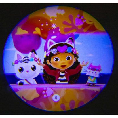 Gabbys Dollhouse Movie Theater Storybook & Projector With 3 Stories & 5 Discs Featuring 20 Images