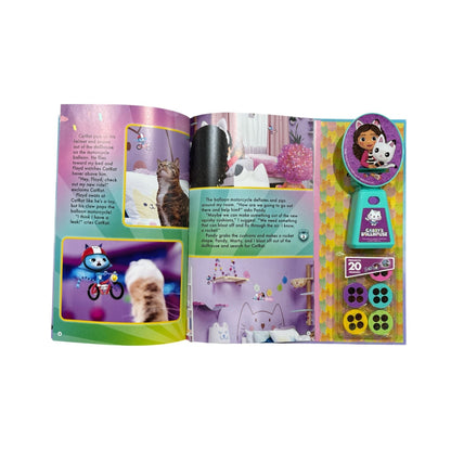 Gabbys Dollhouse Movie Theater Storybook & Projector With 3 Stories & 5 Discs Featuring 20 Images