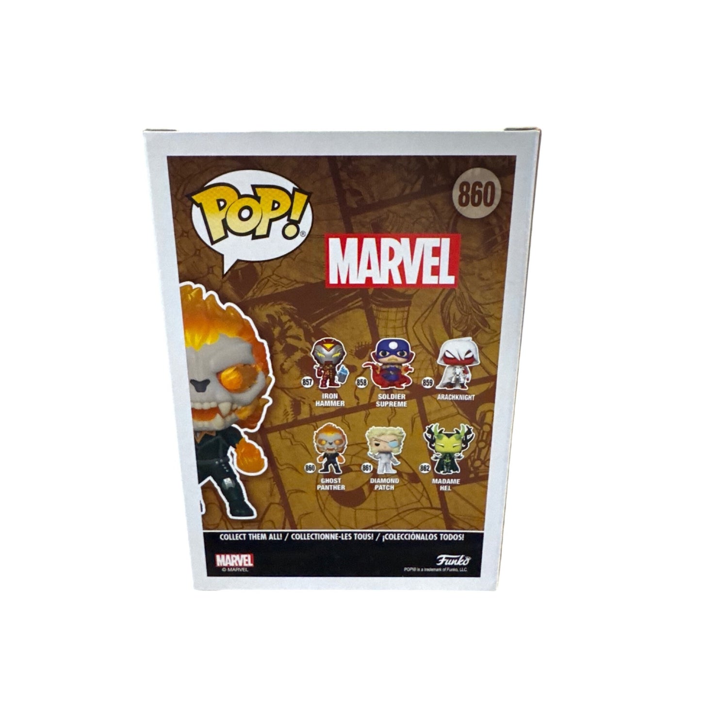 Funko Pop! Marvel Infinity Warps Ghost Panther #860 Vinyl Figure Collectible Toy