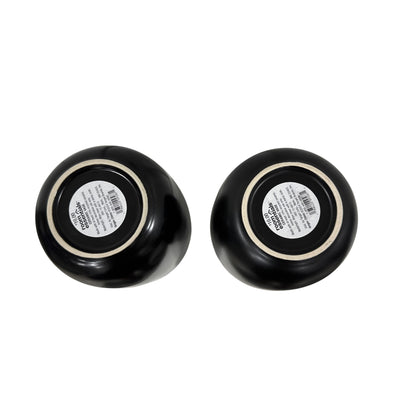 Room Essentials - Black Ceramic Pill Decorative Modern Minimalist Vases Set of 2