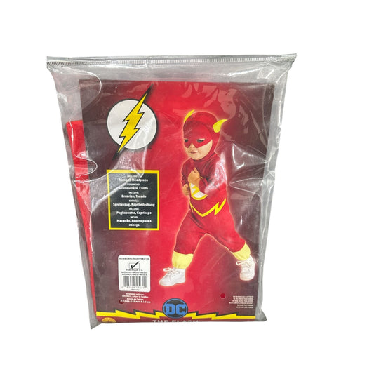 DC Comics The Flash Baby Costume With Romper & Headpiece For Newborns 0-6 Months