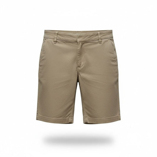 CASLON Women's Khaki Bermuda Shorts With Stretch Fabric & Belt Loops Size 00