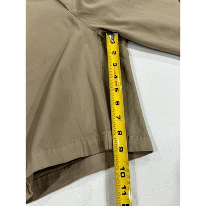 CASLON Women's Khaki Bermuda Shorts With Stretch Fabric & Belt Loops Size 00