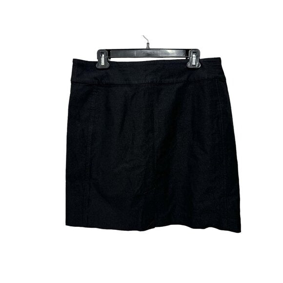 Nic+Zoe Black Knee-Length Skirt Womens Size 16P Rayon Blend