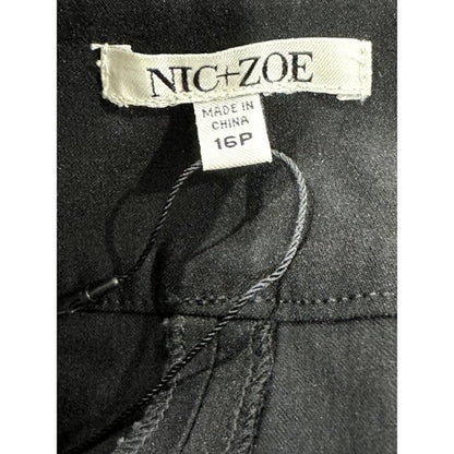 Nic+Zoe Black Knee-Length Skirt Womens Size 16P Rayon Blend