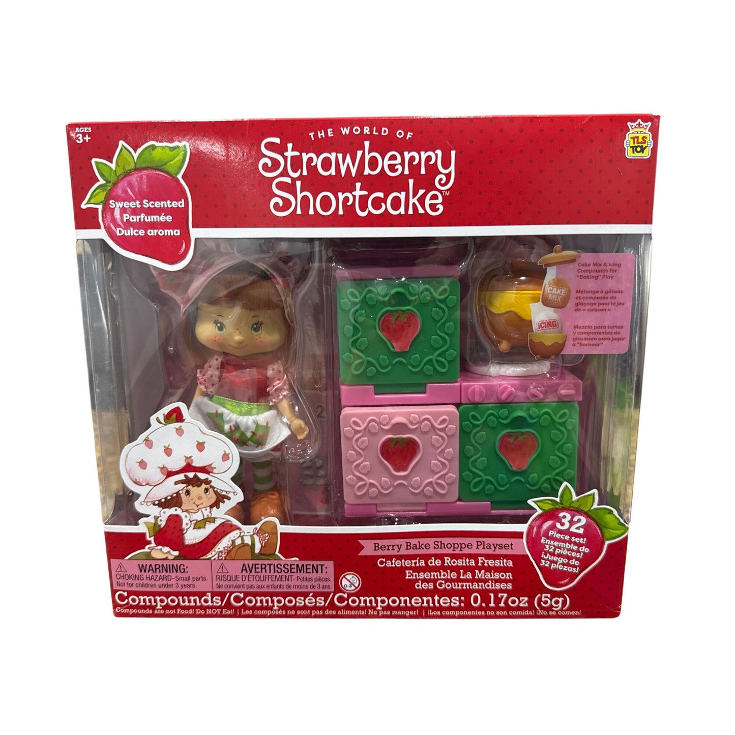 Strawberry Shortcake Berry Bake Shoppe Playset with Figure 32 Piece Collectible Toy