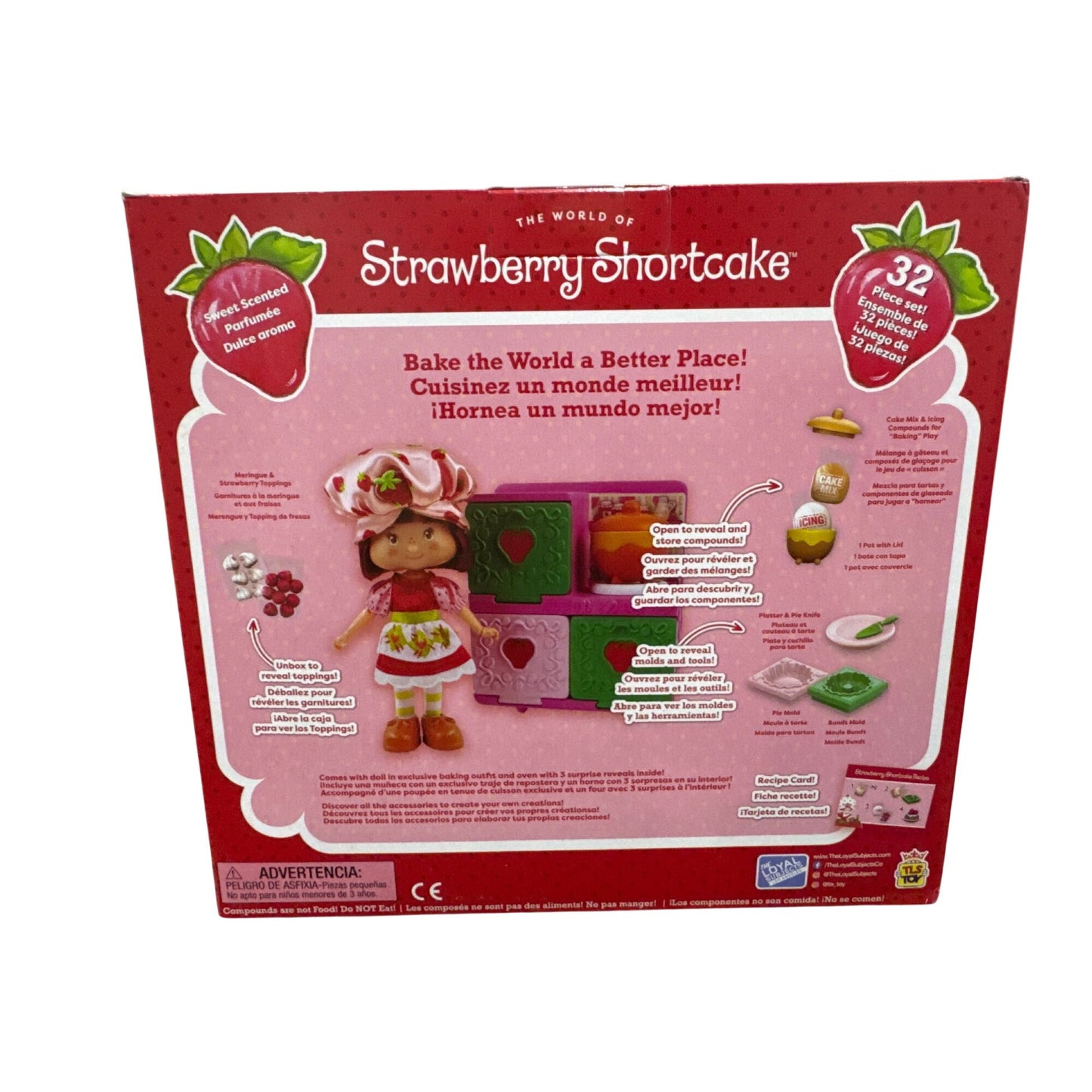 Strawberry Shortcake Berry Bake Shoppe Playset with Figure 32 Piece Collectible Toy