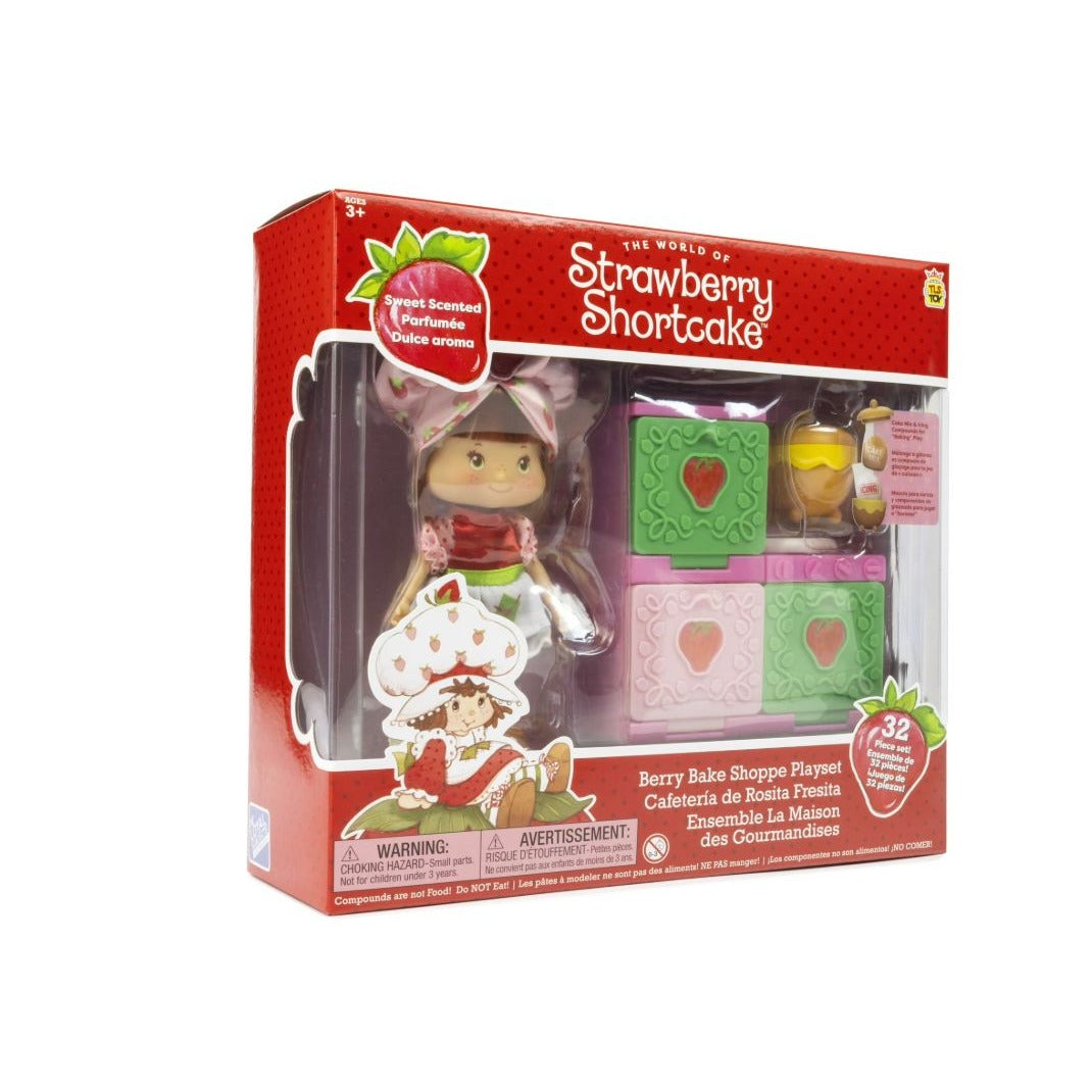 Strawberry Shortcake Berry Bake Shoppe Playset with Figure 32 Piece Collectible Toy