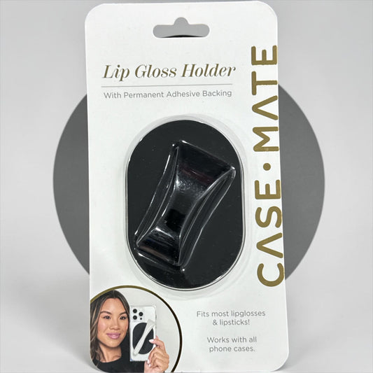 Lip Gloss Holder With Permanent Adhesive Backing For Phone Cases By Case-Mate - Black
