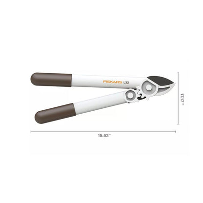 Fiskars L32 Anvil Lopper With PowerGear Technology 1.25" Cut Capacity Durable Comfortable Handles