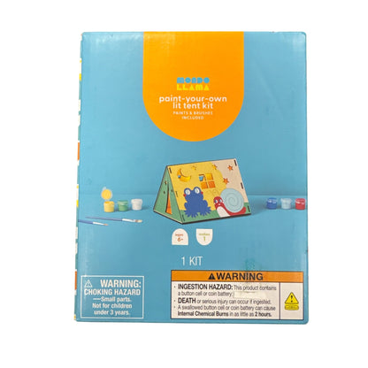 Mondo Llama Create-Your-Own Lantern & Paint-Your-Own Lit Tent Craft Kits For Ages 6+ Non-Toxic Includes Paints & Brushes