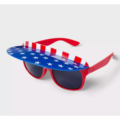 SUN SQUAD Kids Americana Visor Sunglasses (Set of 3)