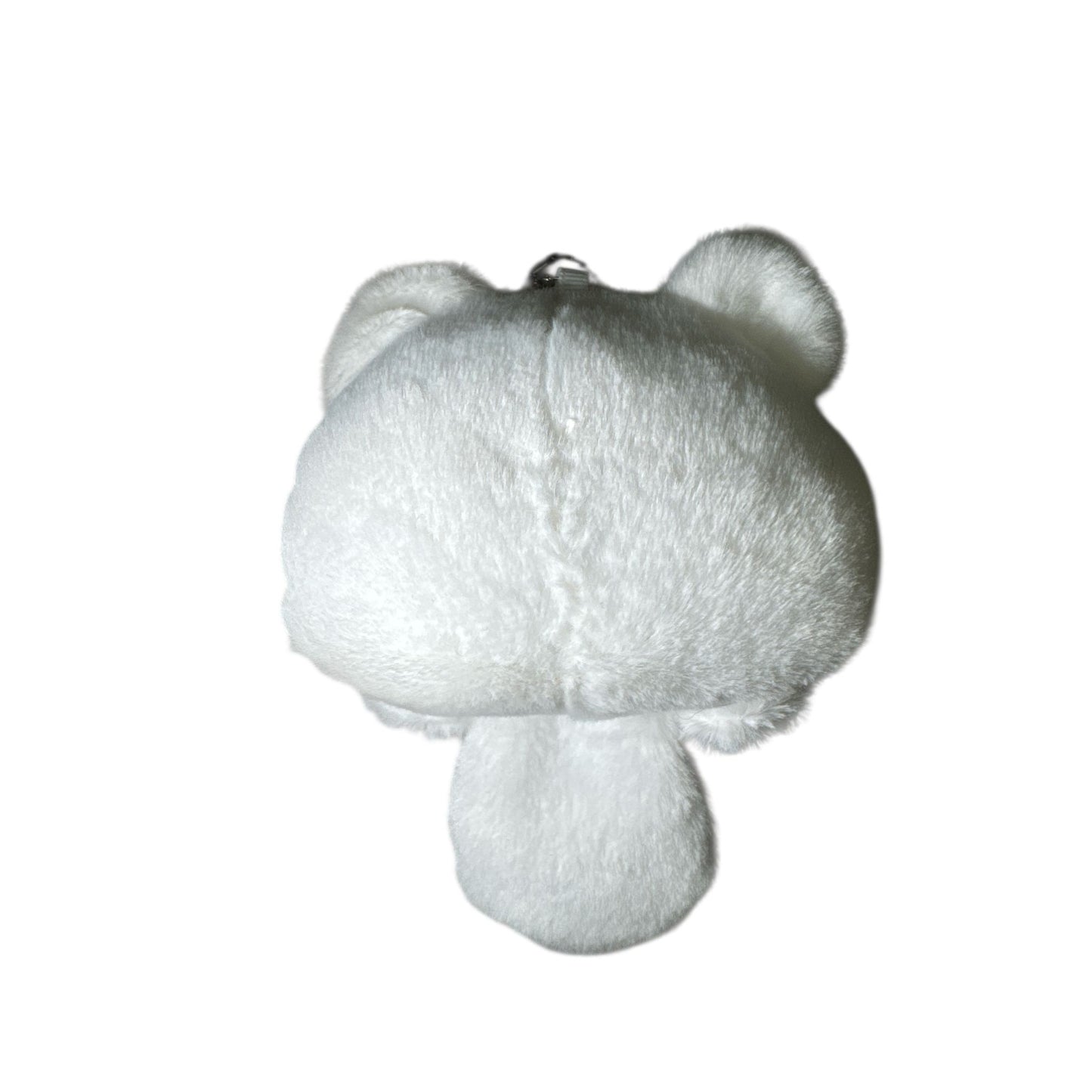 Cute White Cat Plush Charm For Bags & Accessories