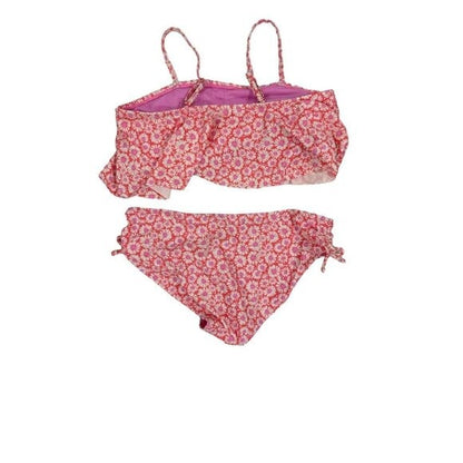 Raisins Girls Floral Pink & White Two-Piece Bikini Swimsuit Size 16