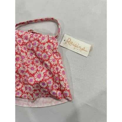 Raisins Girls Floral Pink & White Two-Piece Bikini Swimsuit Size 16