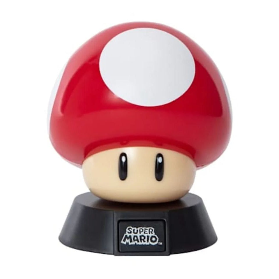 Super Mario Super Mushroom Light Paladone Collectible LED Lamp For Kids & Gamers Ages 6+