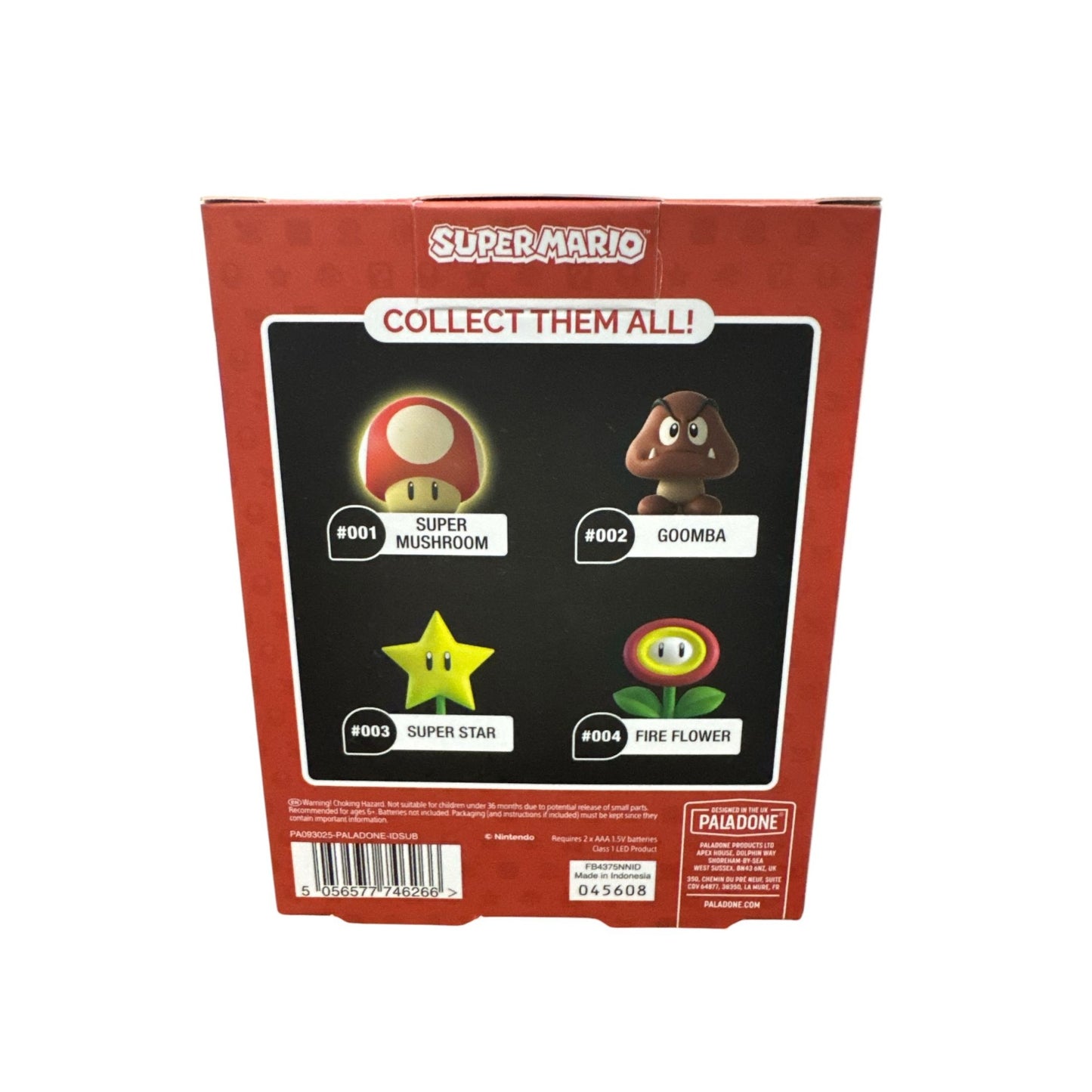 Super Mario Super Mushroom Light Paladone Collectible LED Lamp For Kids & Gamers Ages 6+