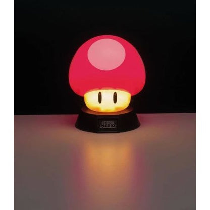 Super Mario Super Mushroom Light Paladone Collectible LED Lamp For Kids & Gamers Ages 6+