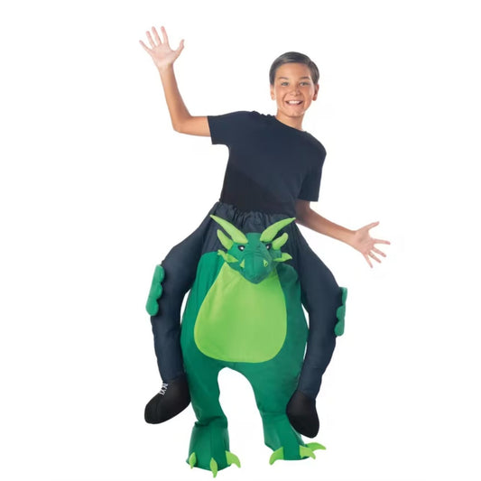 Kids Carry Me Dragon Costume (One size fits most children ages 7-12)