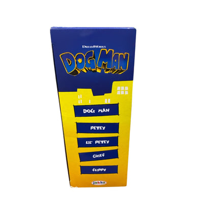 Dog Man Supa Cool Articulated Figure Pack By Jakks Pacific Includes Dog Man, Petey Lil’ Petey, Chief & Flippy Ages 4+
