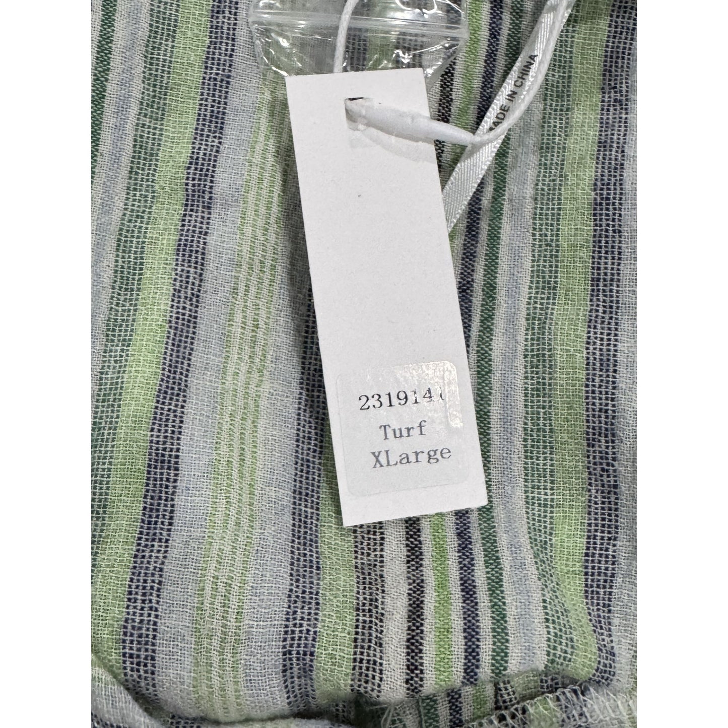 Striped Sleeveless Maxi Dress With Tiered Design By Stitchdrop In Green & White XL