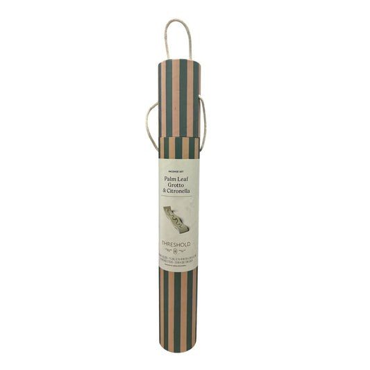 Palm Leaf & Citronella Incense Set With Holder - Threshold