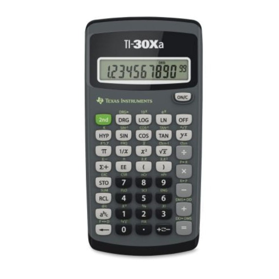 2pcs. Texas Instruments TI-30Xa Battery-Powered Scientific Calculator 1-Line Display For Math & Science Permitted For SAT/ACT/AP
