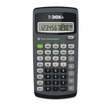 2pcs. Texas Instruments TI-30Xa Battery-Powered Scientific Calculator 1-Line Display For Math & Science Permitted For SAT/ACT/AP