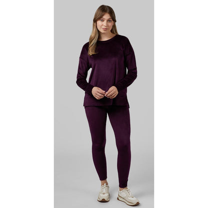 32 Degrees Women's Heat Soft Velour Crew Top - LARGE