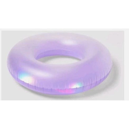 Inflatable LED Swim Tube With Shake-Activated Lights 36" Diameter Sun Squad