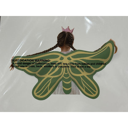 Set of 3 Dragonfly Dress-Up Wings For Kids, Green & Yellow, 3+ Years, 1 Pair
