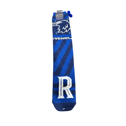 Harry Potter Ravenclaw Knee-High Socks Blue Striped Pom-Pom Accents